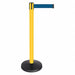 Barrier Post Dark Blue Belt Yellow Post