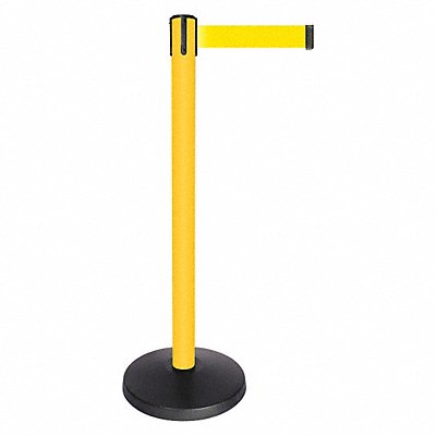 Barrier Post Yellow Post Yellow Belt