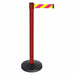 Barrier Post Red Post Magenta/Yllw Belt