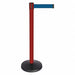 Barrier Post Red Post Dark Blue Belt