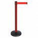 Barrier Post w/Belt Red Post Red Belt