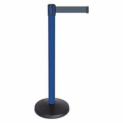 Barrier Post Blue Post Dark Gray Belt