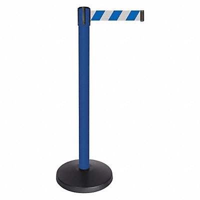 Barrier Post Blue Blue/Wht Striped Belt