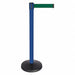 Barrier Post Blue Post Dark Green Belt