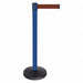 Barrier Post w/Belt Blue Post Brown Belt