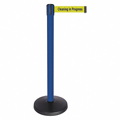 Barrier Post 1 Belt Powder Coated Post