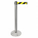 Barrier Post Polished Chrome Post 1 Belt