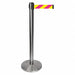 Barrier Post Gray Post Magenta/Yllw Belt