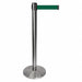 Barrier Post Gray Post Dark Green Belt