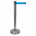 Barrier Post Gray Post Light Blue Belt