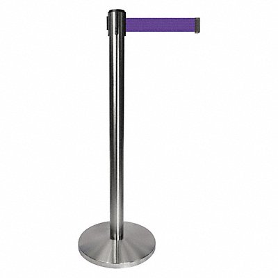 Barrier Post Gray Post Purple Belt