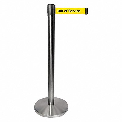 Barrier Post Gry Post Out of Service Msg