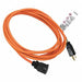 Lock Ext Cord 10ft 16Ga 13A SJTW Orange