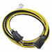 Lock Ext Cord 10ft 12Ga 15A SJTW Yel/Blk