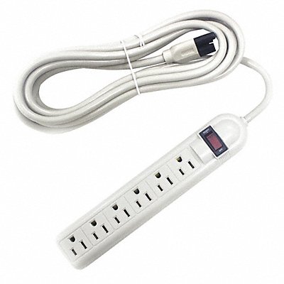 Surge Protector Outlet Strip Beige