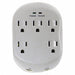 Surge Plug Adapter Gray 5-15P 1875W