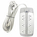 Surge Protector Outlet Strip White