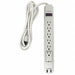 Surge Protector Outlet Strip 6 ft White