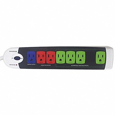 Surge Protector Outlet Strip 4 ft White