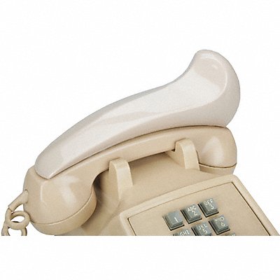 Phone Shoulder Rest Beige Plastic