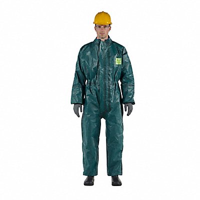 J5428 Coveralls 5XL Grn Non-Woven Lam PK6