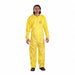 J5429 Collared Coveralls 3XL Yellow PE PK25