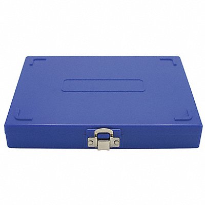 Microscope Slide Box 100 Slots Blue