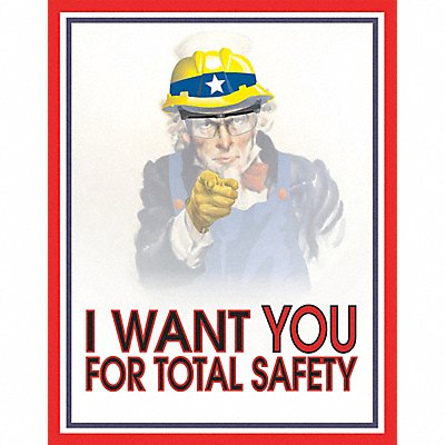 Safety Poster 21 in x 27 in Paper