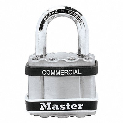 Keyed Padlock 15/16 in Rectangle Silver