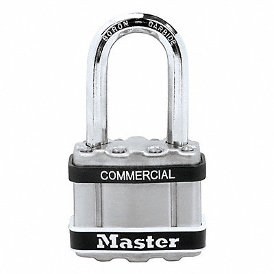 Keyed Padlock 13/16 in Rectangle Silver