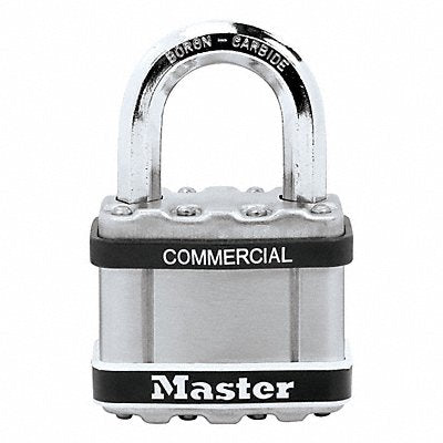 Keyed Padlock 15/16 in Rectangle Silver