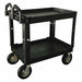 Cart 500 lb Black Lipped 9 Caster Dia