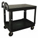 Utility Cart 500 lb Flush Black PP