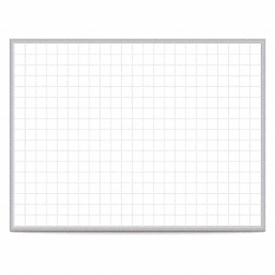 Dry Erase Board Magnetic Steel 72-1/2 W