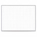 Dry Erase Board Magnetic Steel 72-1/2 W