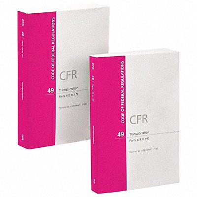 Reference Book 49 CFR Parts 100 To 199