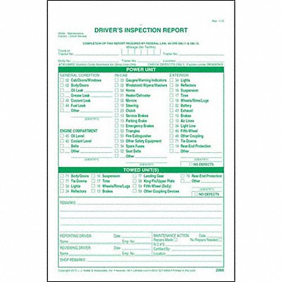 Detailed Vehicle Inspection Report PK31