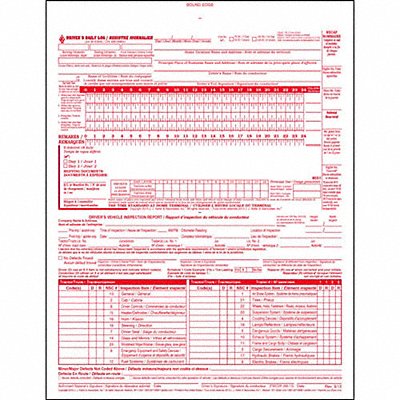 Canadian Drivers Logbook With Carbon