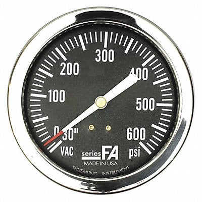 K4571 Pressure Gauge 0 to 600 psi 3-1/2 Dial