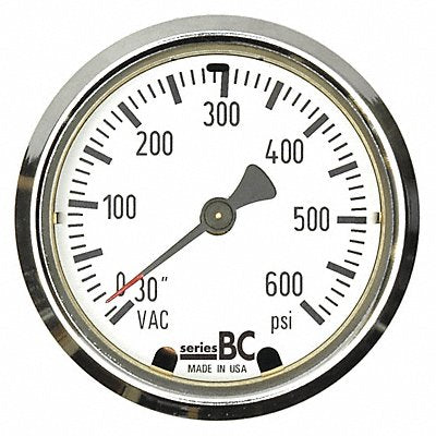 K4576 Compound Gauge 30 Hg Vac to 600 psi