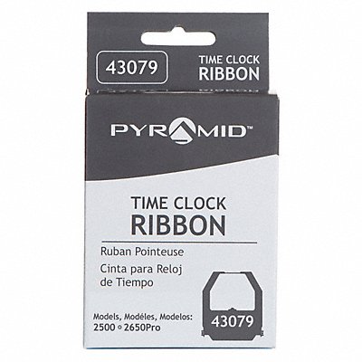 Time Clock Ribbon Black/Red