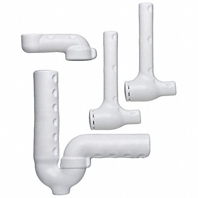 P-Trap Pipe Cover White PVC