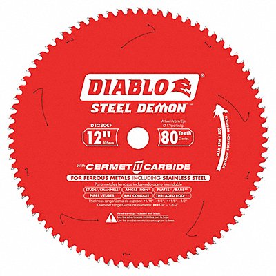 Circular Saw Blade 12 in Blade 80 Teeth