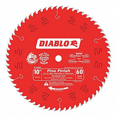 Circular Saw Blade 10 in Blade 60 Teeth