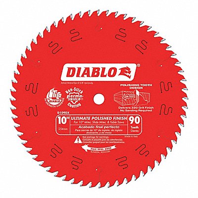 Circular Saw Blade 10 in Blade 90 Teeth