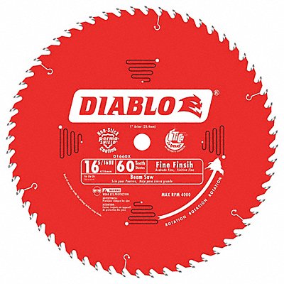 Circular Saw Blade 16 5/16 in 60 Teeth