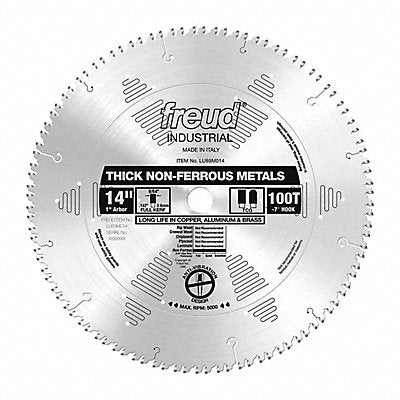 Circular Saw Blade 14 in Blade 100 Teeth