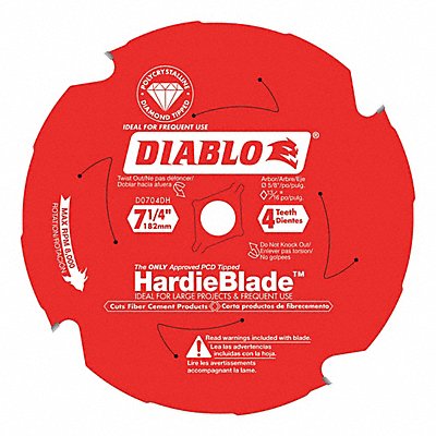 Circular Saw Blade 7 1/4 in 4 Teeth