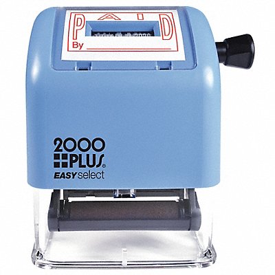 Self-Inking Paid and Date Stamp