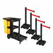 Barrier Systems Post Black 10 ft Belt